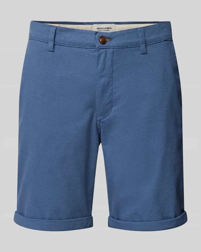 Jack & Jones Regular Fit Bermudas mit Strukturmuster Modell 'FURY 