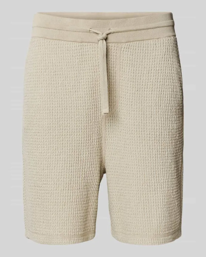 HUGO BOSS Straight Leg Shorts mit Tunnelzug Modell 'Amoffle 