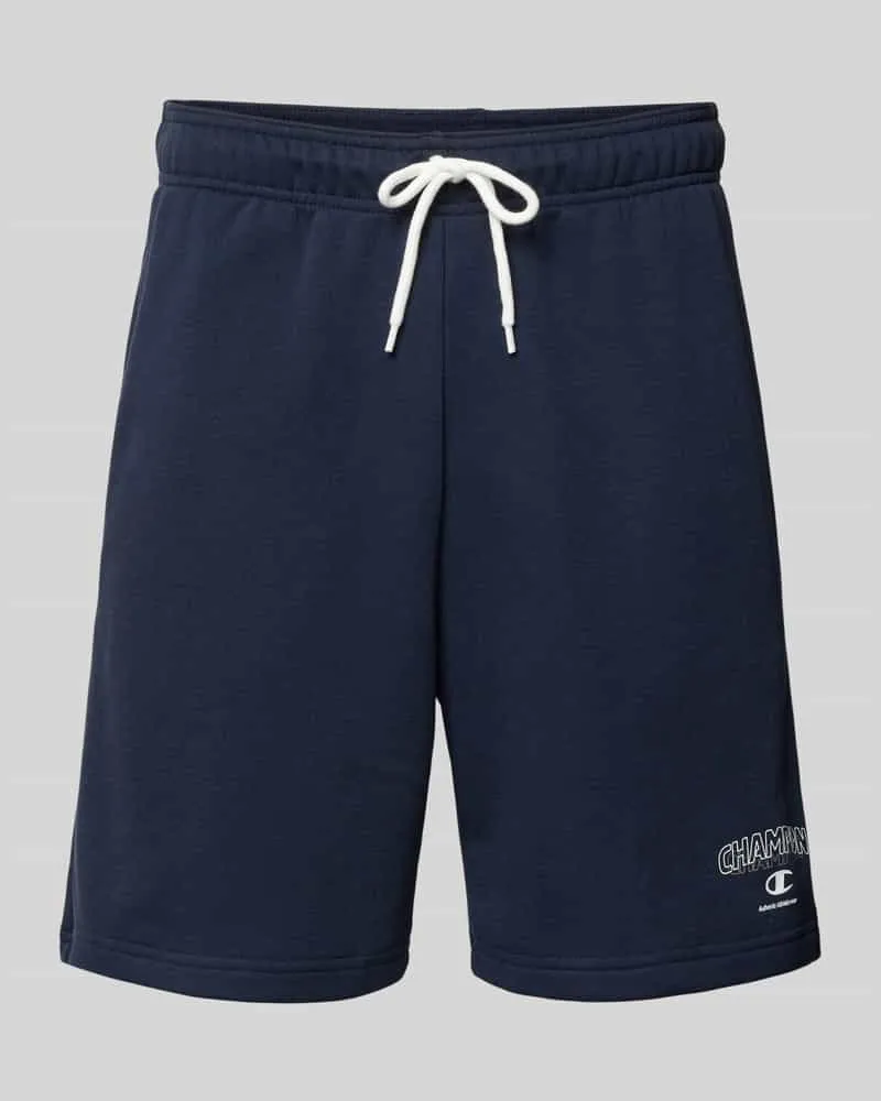 Champion Sweatshorts mit Logo und elastischem Bund Marine