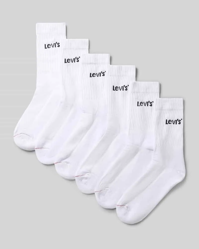 Levi's Socken aus Baumwoll-Mix im 3er-Pack Weiss