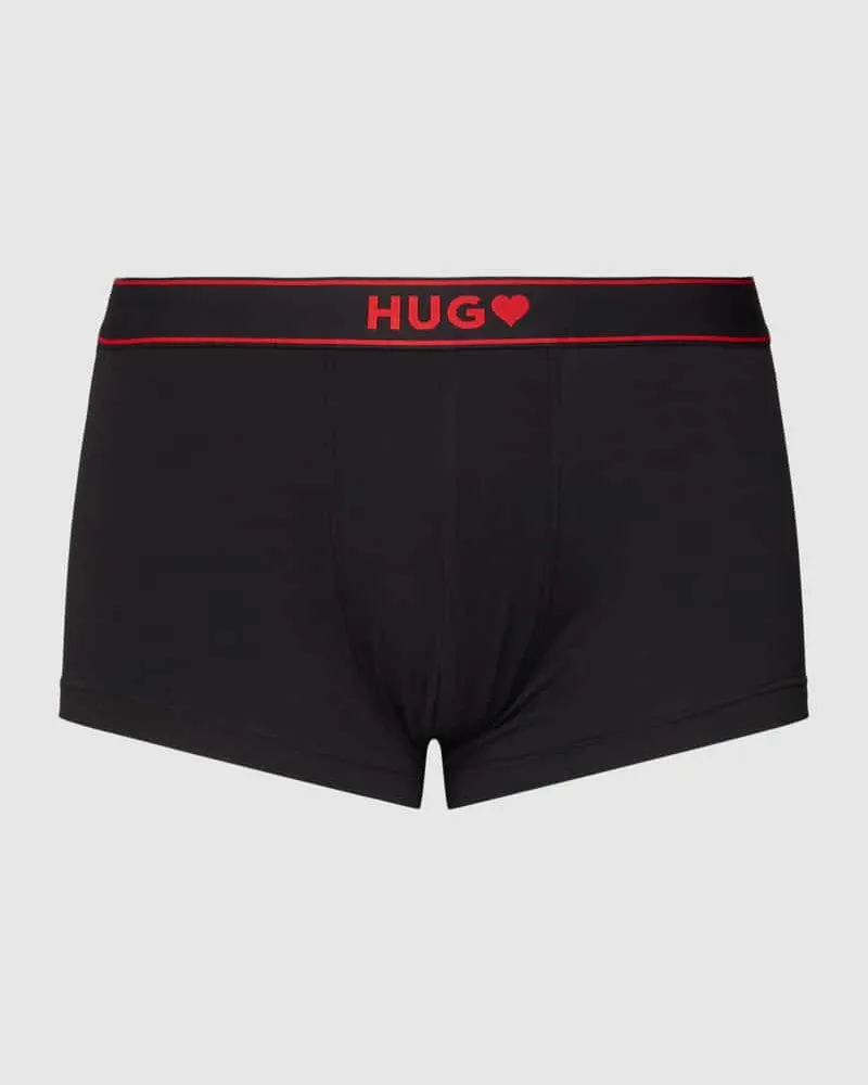 HUGO BOSS Trunks mit Label-Detail Modell 'VALENTINE Black