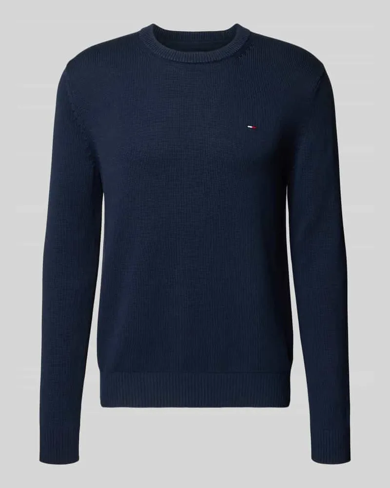 Tommy Hilfiger Regular Fit Strickpullover aus reiner Baumwolle 