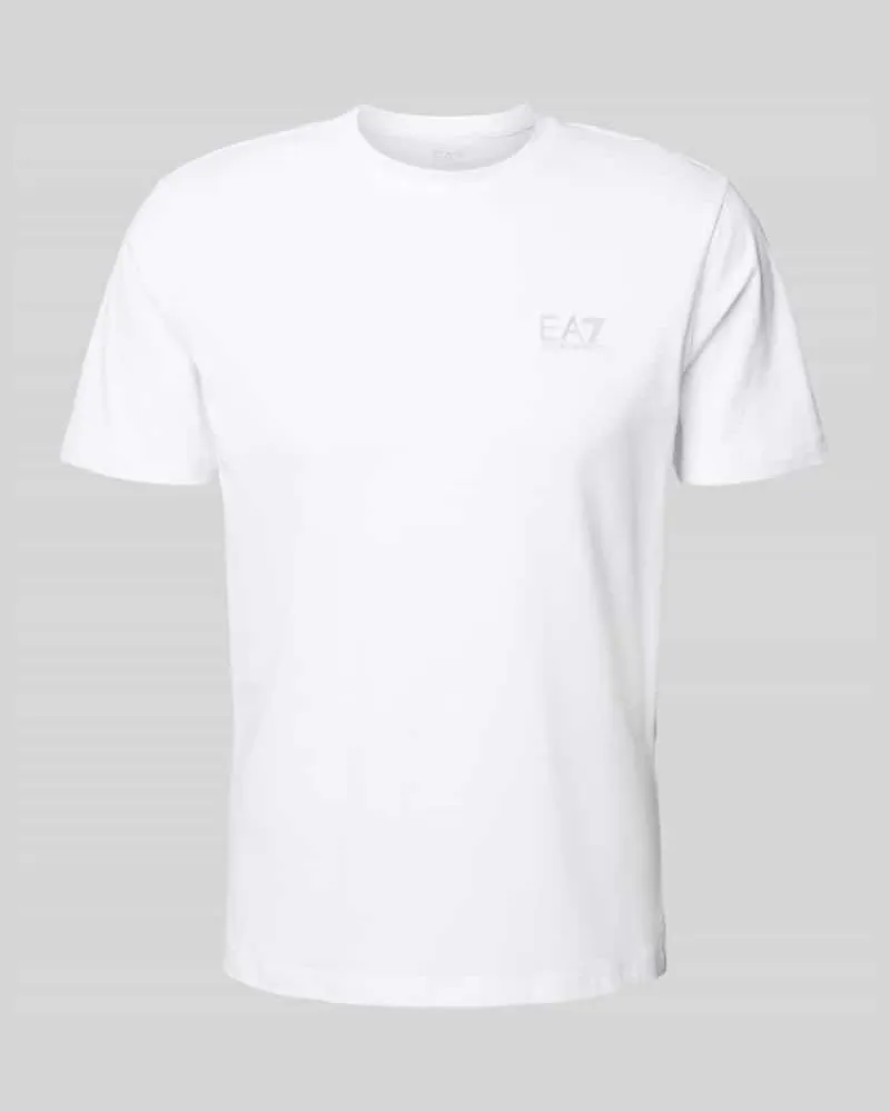 EA7 T-Shirt mit Label-Print 