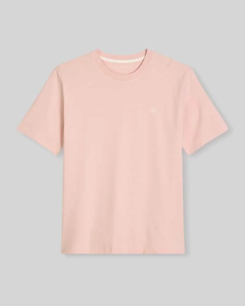 Marc O'Polo Regular Fit T-Shirt aus reiner Baumwolle Rose