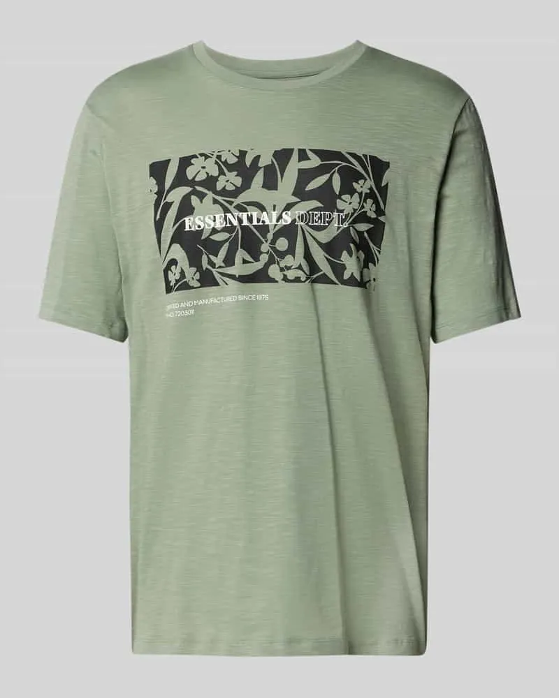 Jack & Jones T-Shirt mit Label-Print Modell 'JEFF 