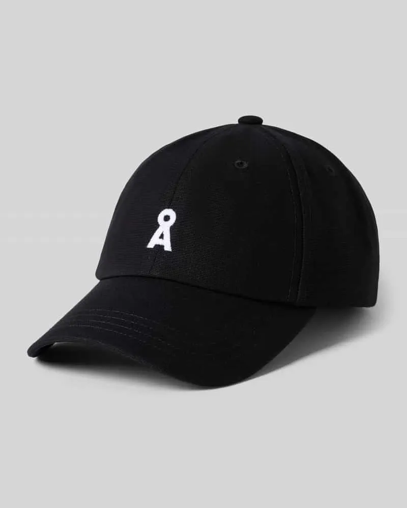Armedangels Cap aus reiner Baumwolle Modell 'YENAAS Black