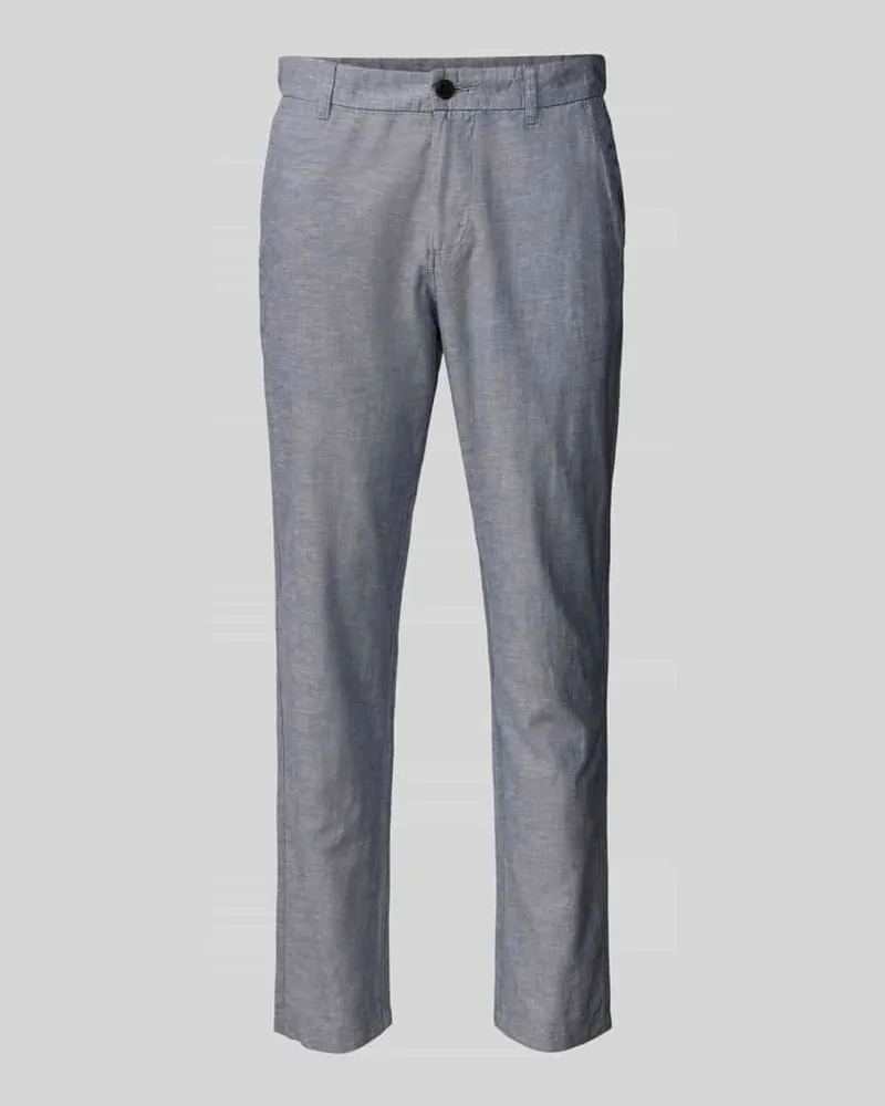 Jack & Jones Tapered Fit Chino aus Baumwoll-Leinen-Mix Modell 'SUMMER 