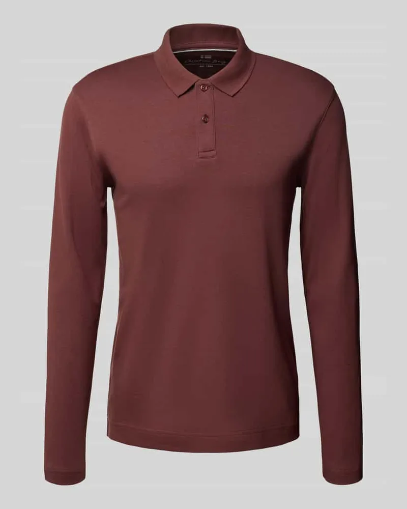 Christian Berg Regular Fit Poloshirt mit Knopfleiste 
