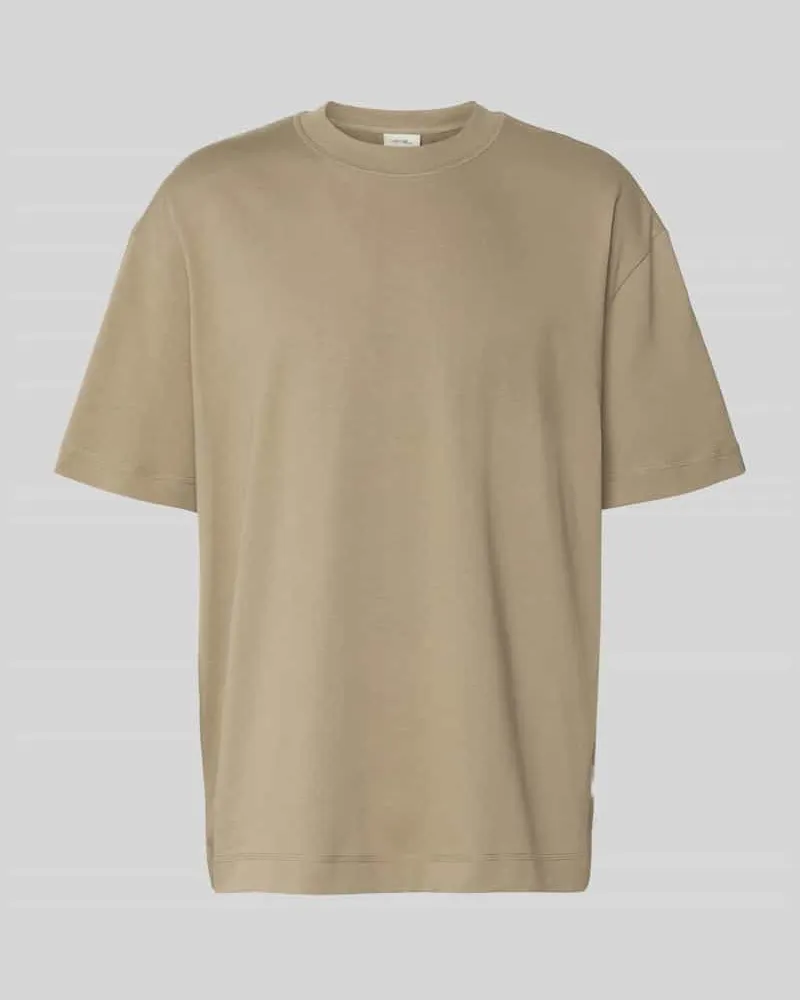 LES DEUX T-Shirt mit Rundhalsausschnitt Modell 'Carl Schlamm