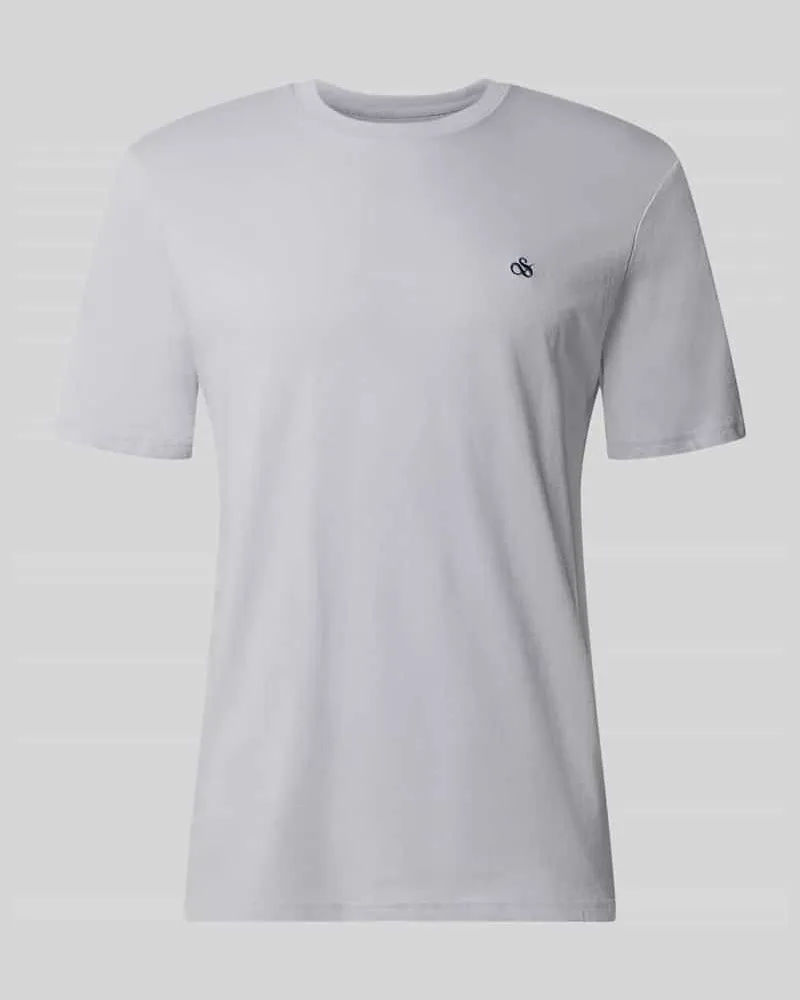 Scotch&Soda T-Shirt aus reiner Baumwolle Hellblau
