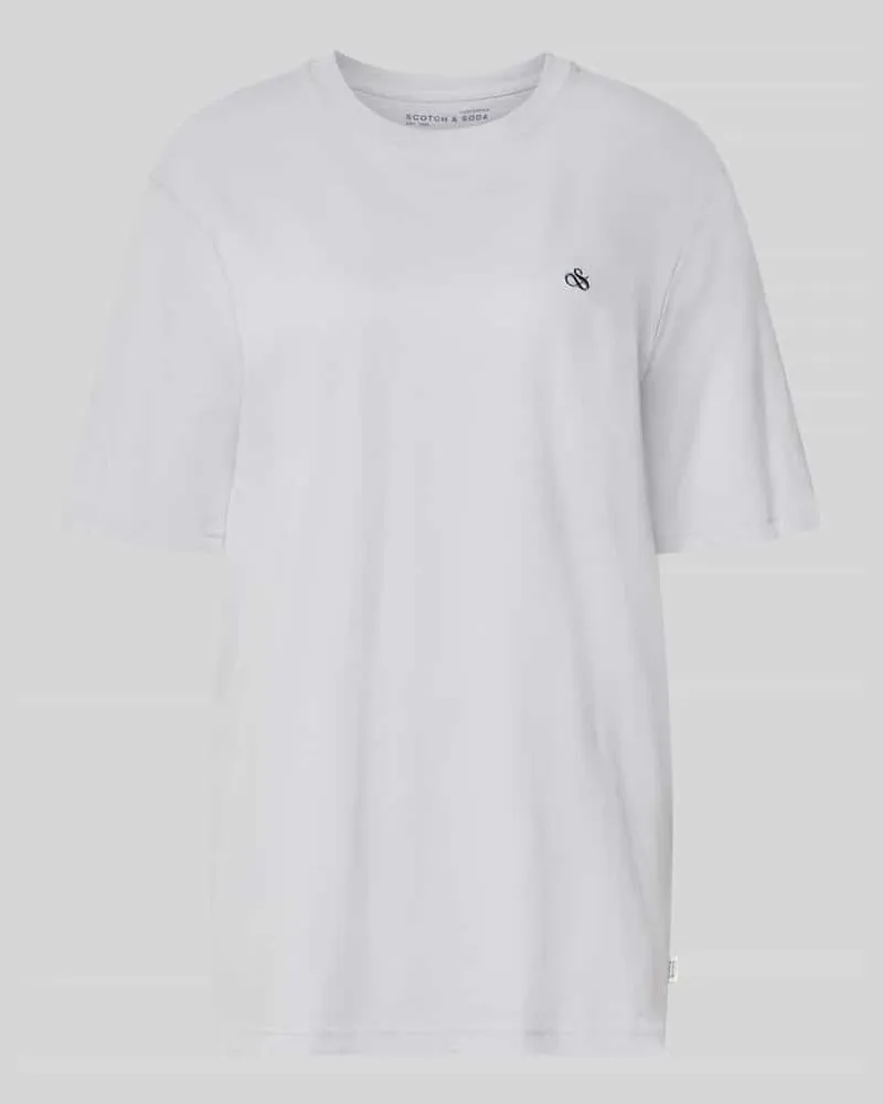 Scotch&Soda T-Shirt aus reiner Baumwolle Hellblau