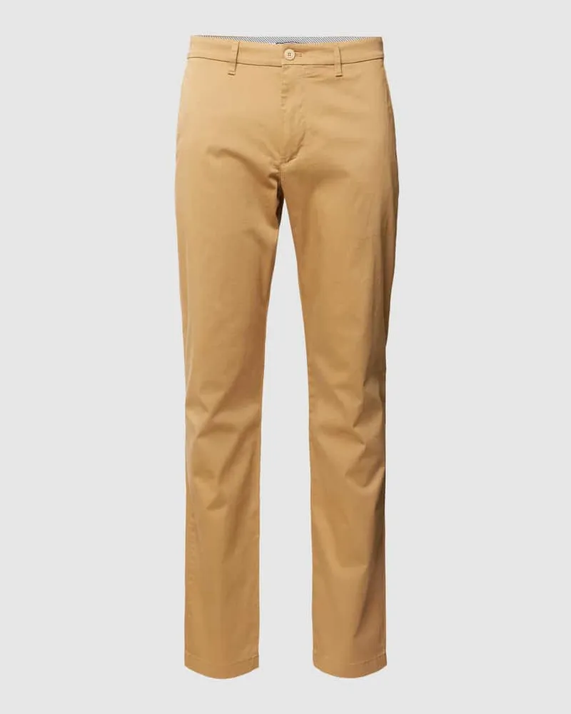 Tommy Hilfiger Stoffhose mit Strukturmuster Modell 'DENTON 