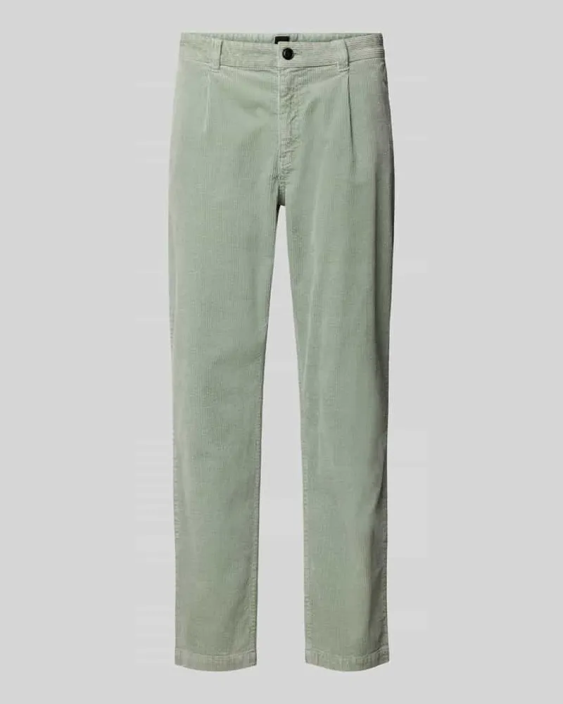 HUGO BOSS Tapered Cordhose aus Baumwoll-Mix Modell Mint
