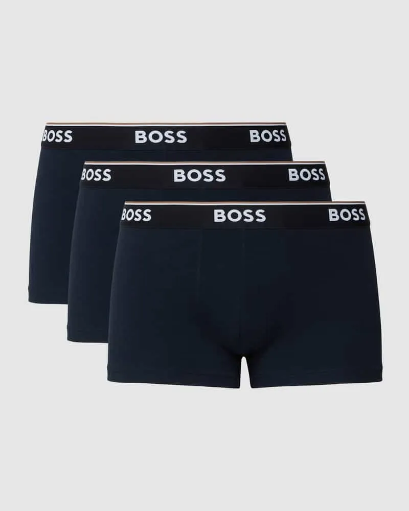 HUGO BOSS Trunks mit elastischem Logo-Bund im 3er-Pack 
