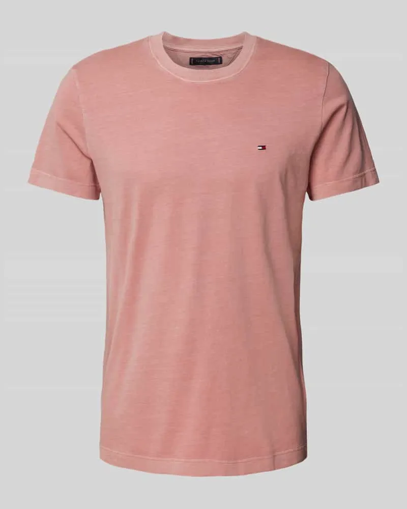 Tommy Hilfiger Slim Fit T-Shirt mit Logo-Stitching Modell 'GARMENT 