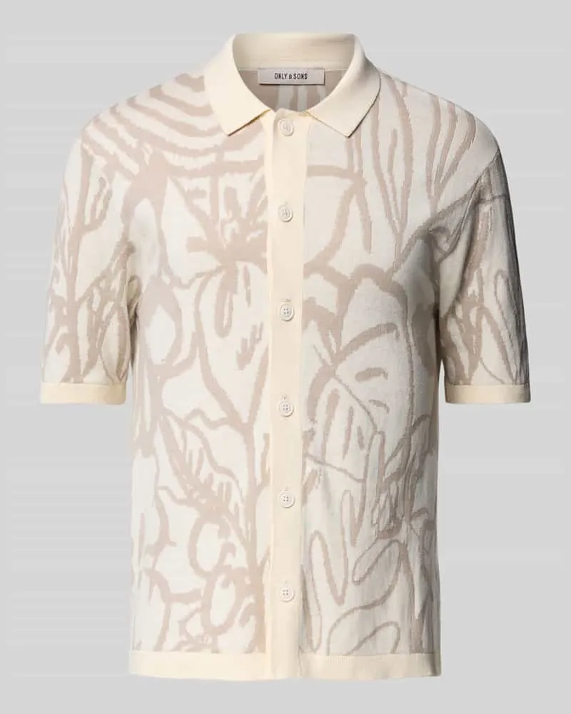 Only & Sons Freizeithemd mit Knopfleiste Modell 'KIMO 