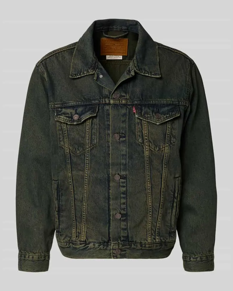 Levi's Relaxed Fit Jeansjacke aus reiner Baumwolle Modell 'TRUCKER Dunkelblau