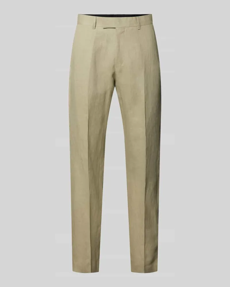 Tiger of Sweden Leinenhose mit Gesäßtaschen Modell 'Tense Hellgruen