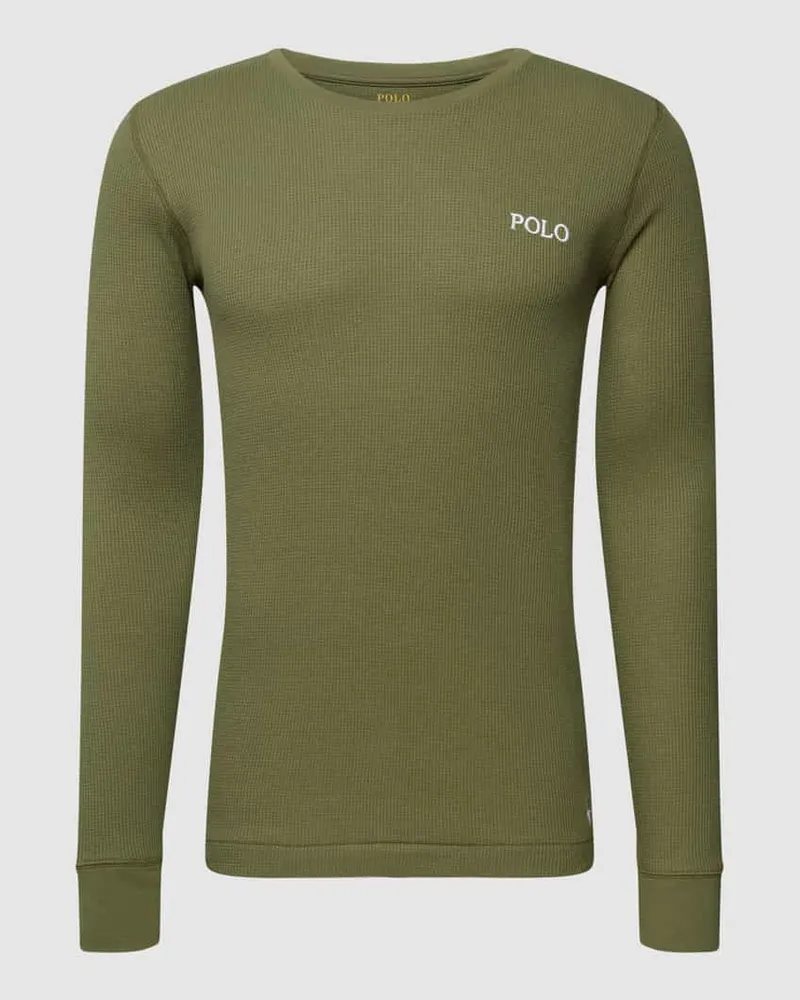 Ralph Lauren Longsleeve mit Label-Stitching Modell 'Cuffed 