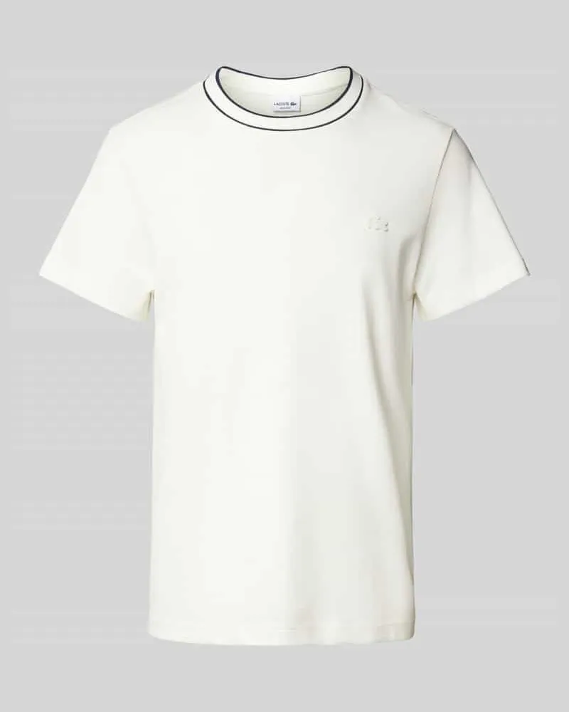 Lacoste T-Shirt mit Label-Stitching 