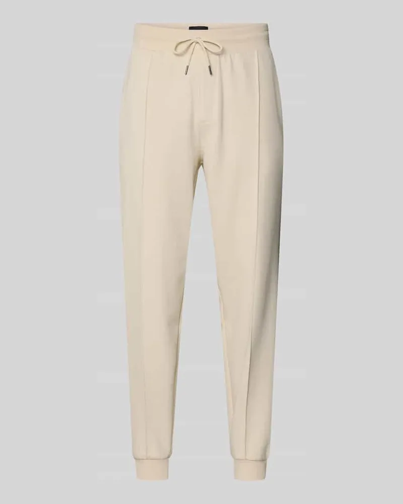HUGO BOSS Regular Fit Sweatpants aus Baumwoll-Mix Modell 'SENSE Offwhite