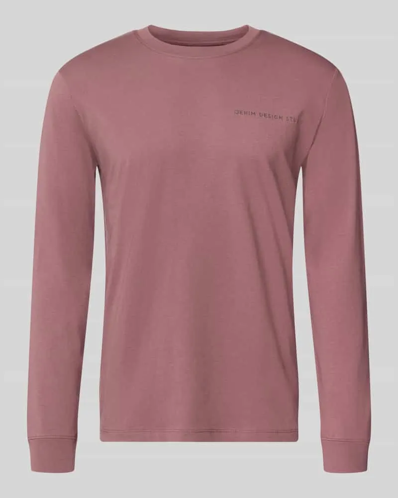 Tom Tailor Regular Fit T-Shirt aus reiner Baumwolle Modell 'solid Pink