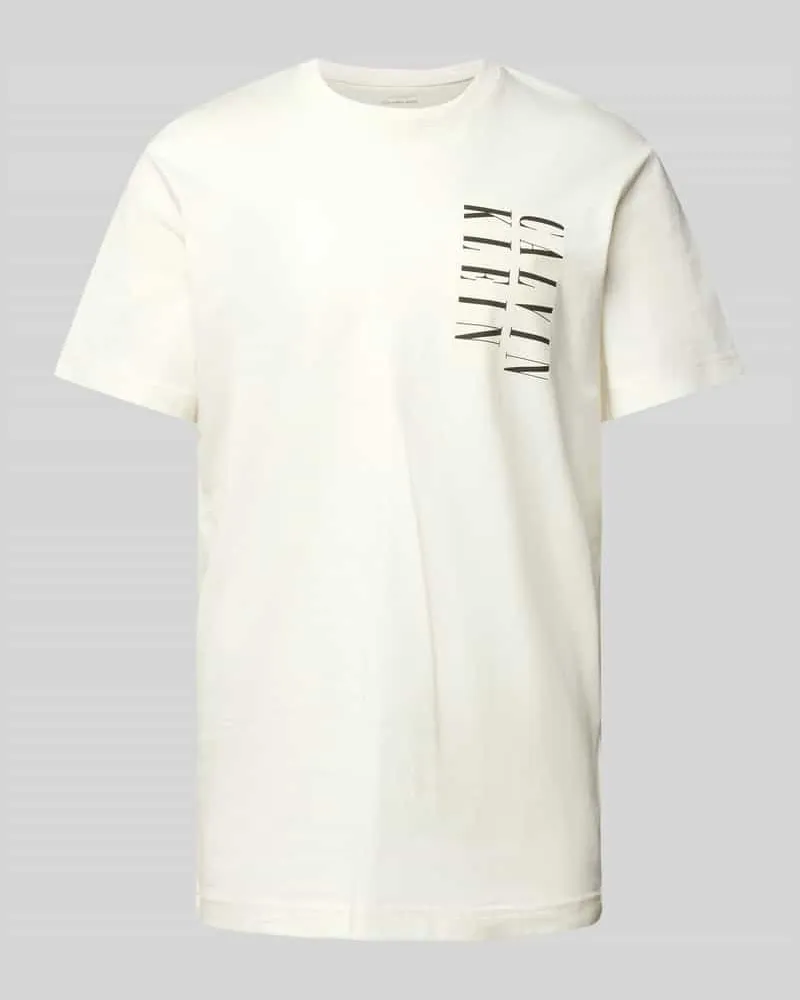 Calvin Klein T-Shirt mit Label-Print 