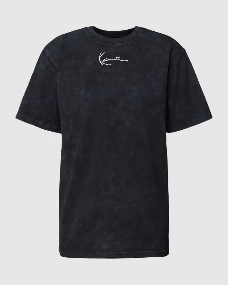 Karl Kani T-Shirt mit Label-Stitching 