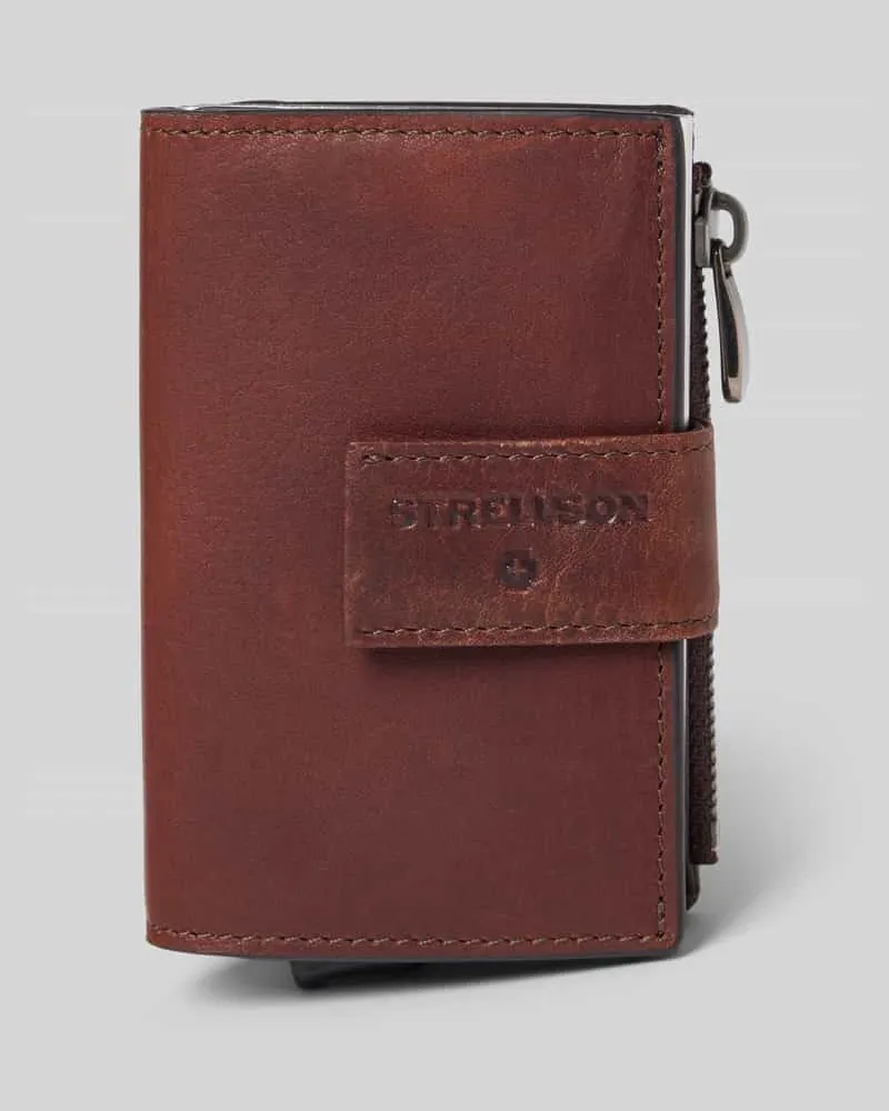 Strellson Portemonnaie mit RFID-Schutz Dunkelbraun