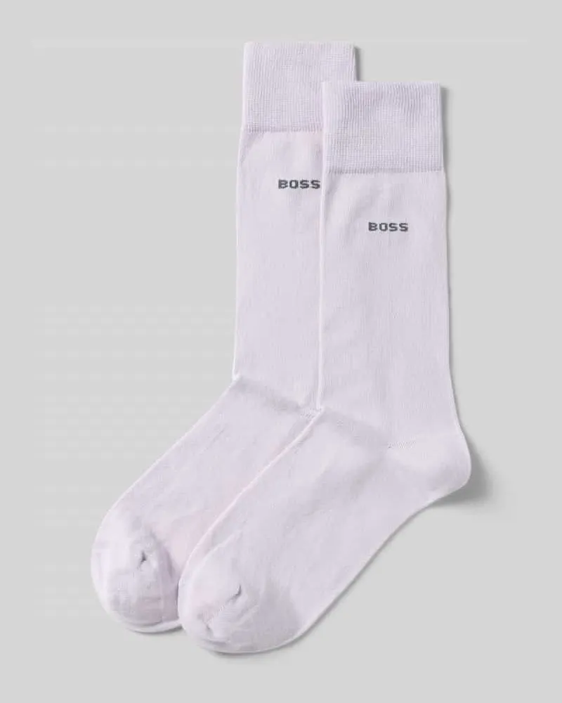 HUGO BOSS Socken aus Baumwoll-Mix im 2er-Pack Flieder