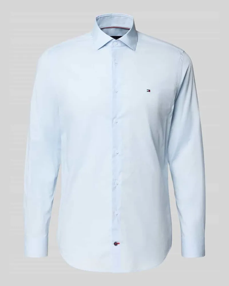 Tommy Hilfiger Slim Fit Businesshemd mit Kentkragen 