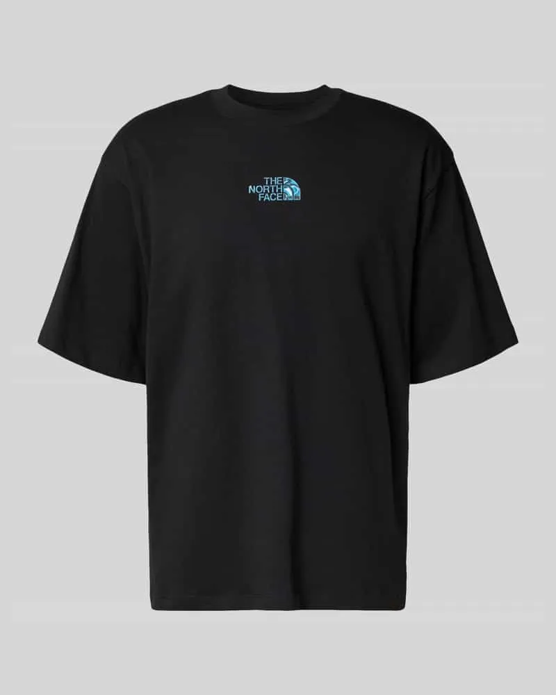 The North Face Oversized T-Shirt mit Logo und Rundhalsausschnitt Black