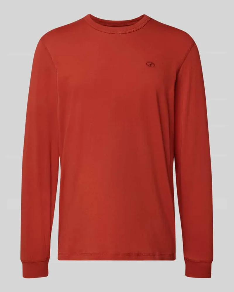 Tom Tailor Regular Fit Langarmshirt aus reiner Baumwolle 