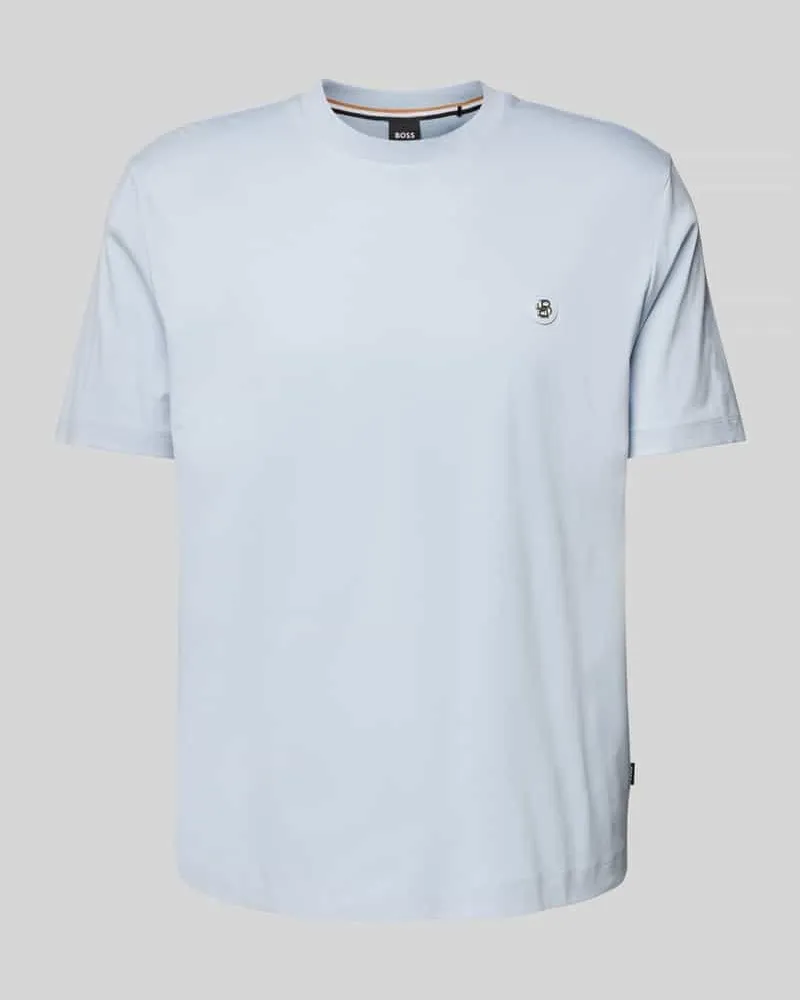 HUGO BOSS T-Shirt mit Rundhalsausschnitt Modell 'Taut Bleu