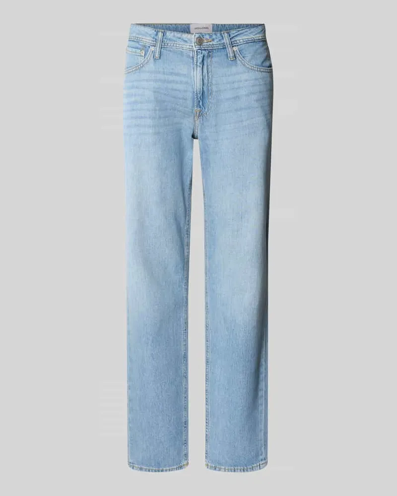 Jack & Jones Regular Fit Jeans im Used-Look Modell 'CLARK Hellblau