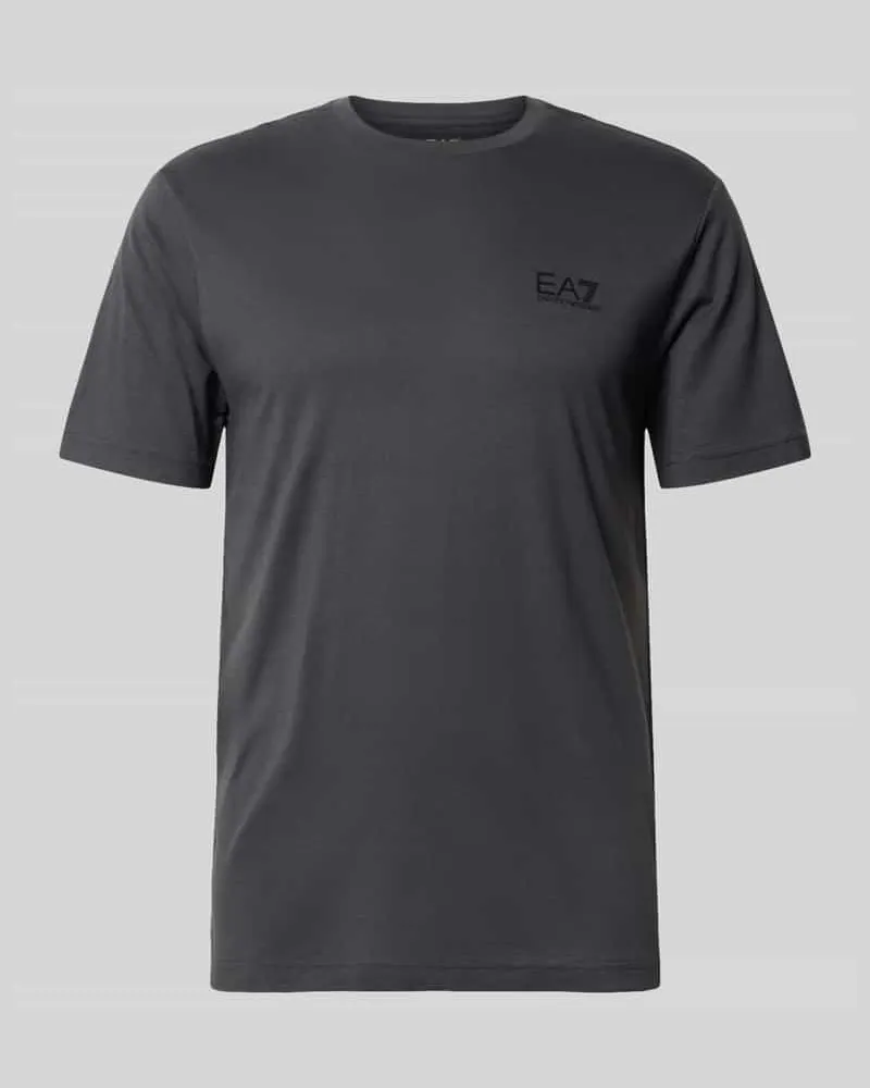 EA7 T-Shirt mit Label-Print 