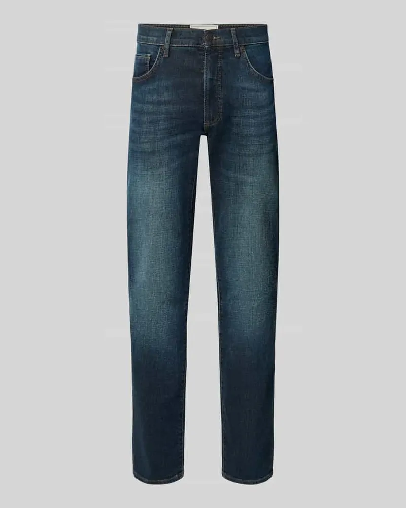 Brax Modern Fit Jeans aus Baumwoll-Mix Modell 'Chuck Dunkelblau