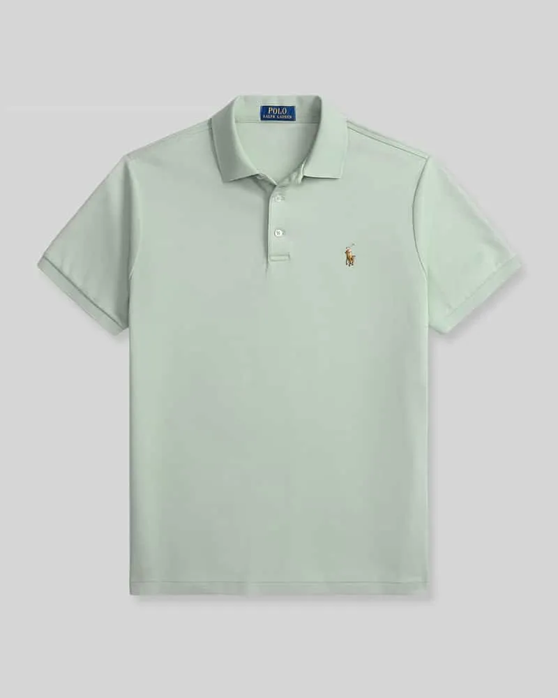 Ralph Lauren Regular Fit Poloshirt aus reiner Baumwolle Mint