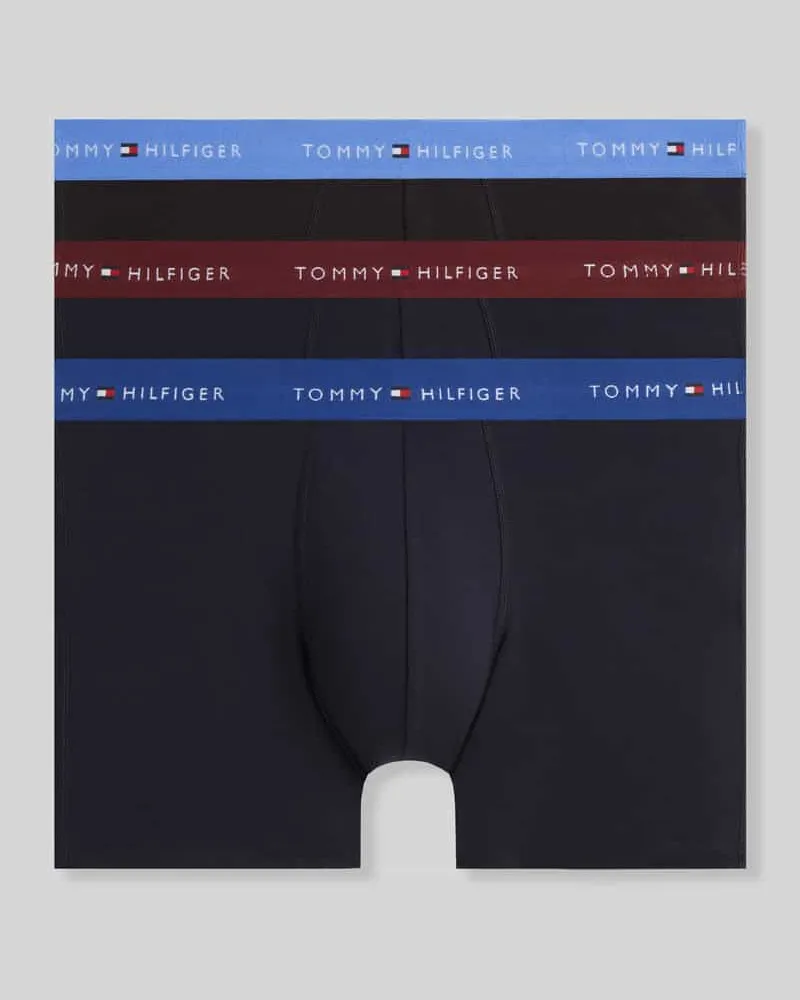 Tommy Hilfiger Pants aus Baumwoll-Mix im 3er-Pack Black
