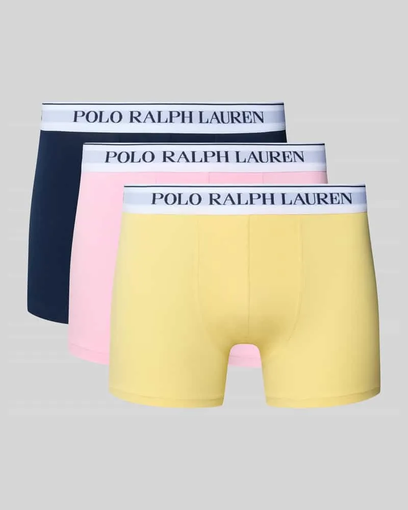 Ralph Lauren Trunks mit elastischem Logo-Bund im 3er-Pack 