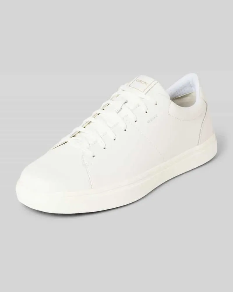 Geox Sneaker aus echtem Leder Modell 'Baltimoore Weiss