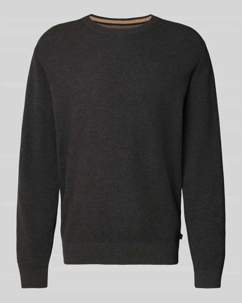 Tom Tailor Regular Fit Strickpullover aus reiner Baumwolle 