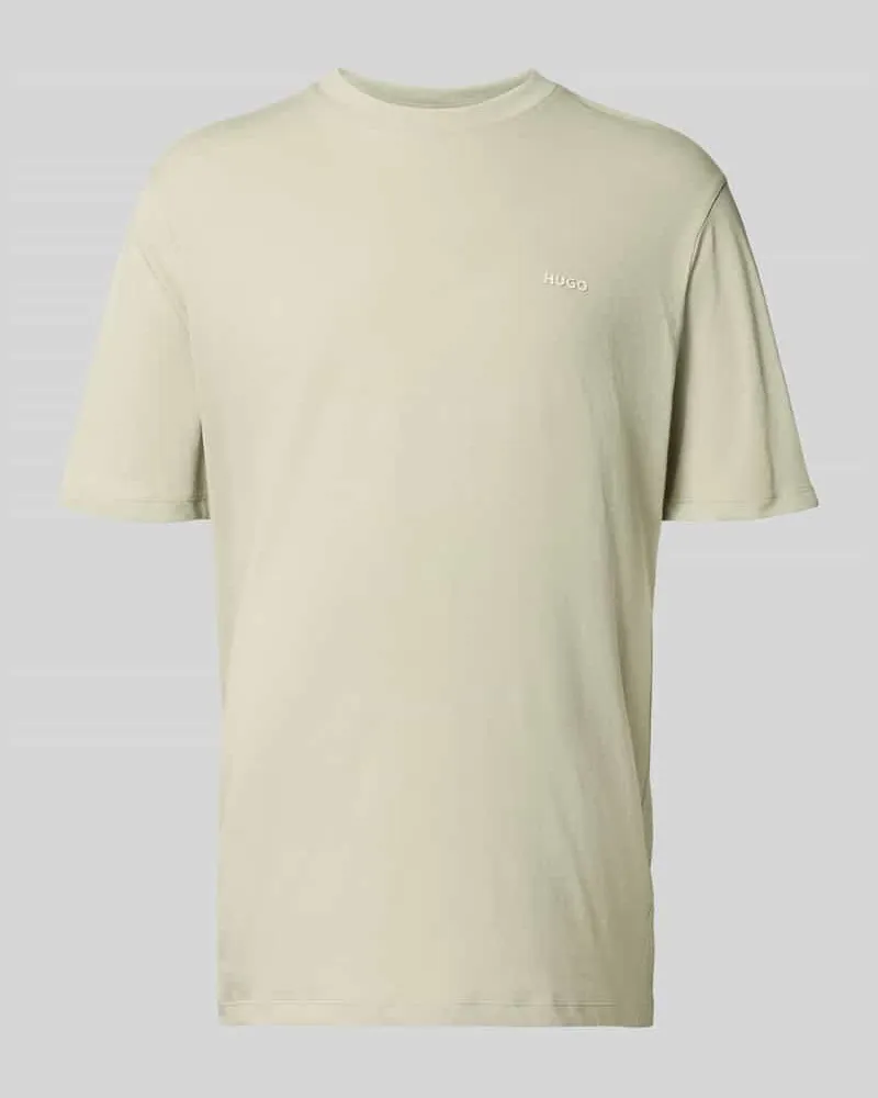 HUGO BOSS Regular Fit T-Shirt aus reiner Baumwolle Modell 'DERO222 Grass