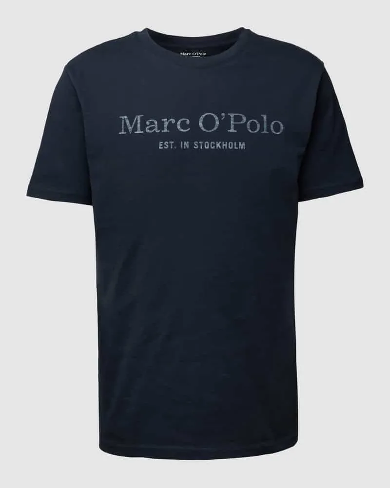 Marc O'Polo T-Shirt mit Statement- und Label-Print 