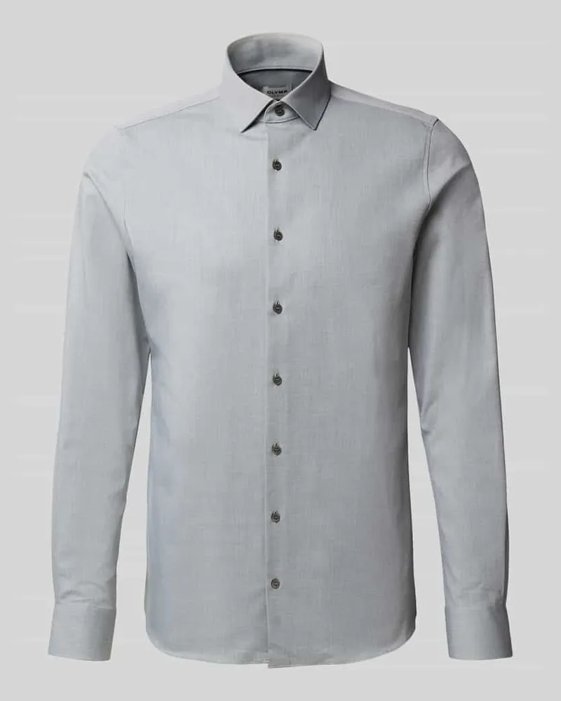 Olymp Slim Fit Business-Hemd mit Kentkragen 