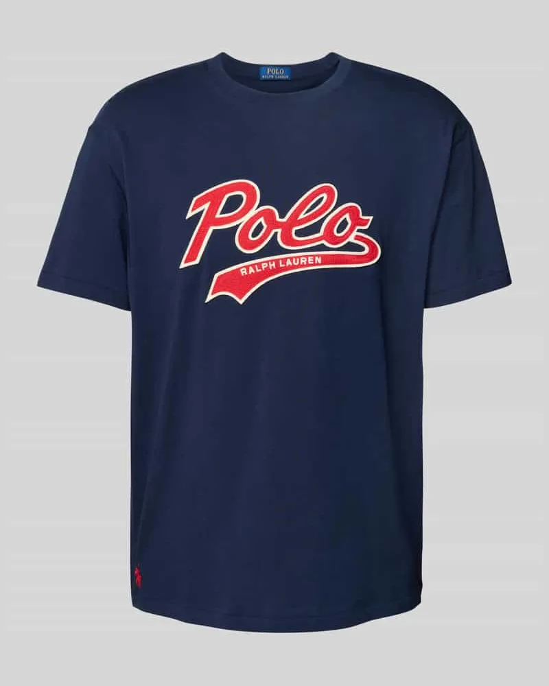 Ralph Lauren T-Shirt mit Label-Badge Marine