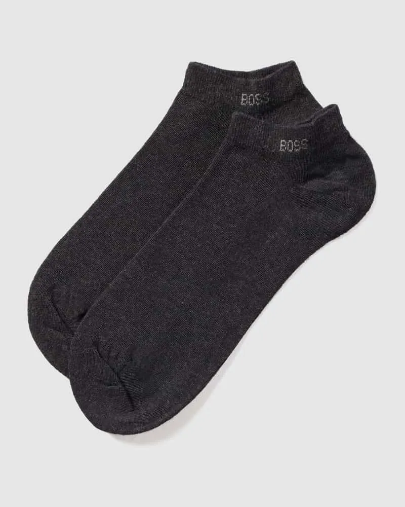 HUGO BOSS Sneakersocken mit Label-Print im 2er-Pack 