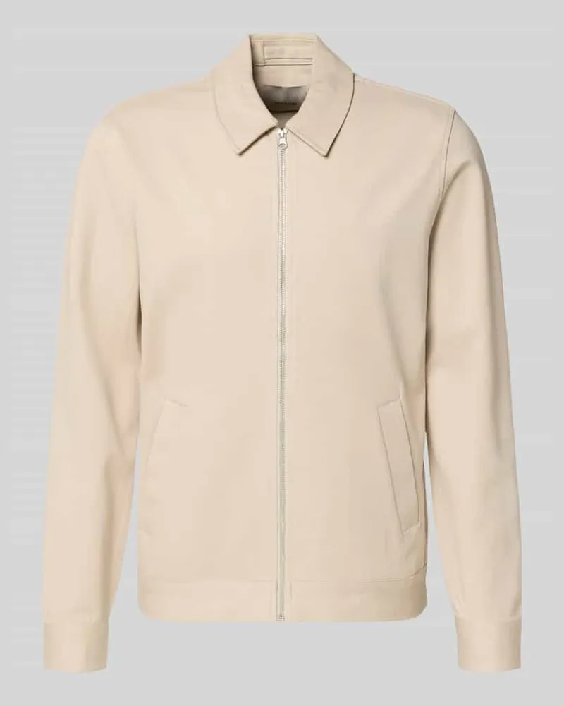Only & Sons Regular Fit Hemdjacke aus Viskose-Mix Modell 'JAKES Beige