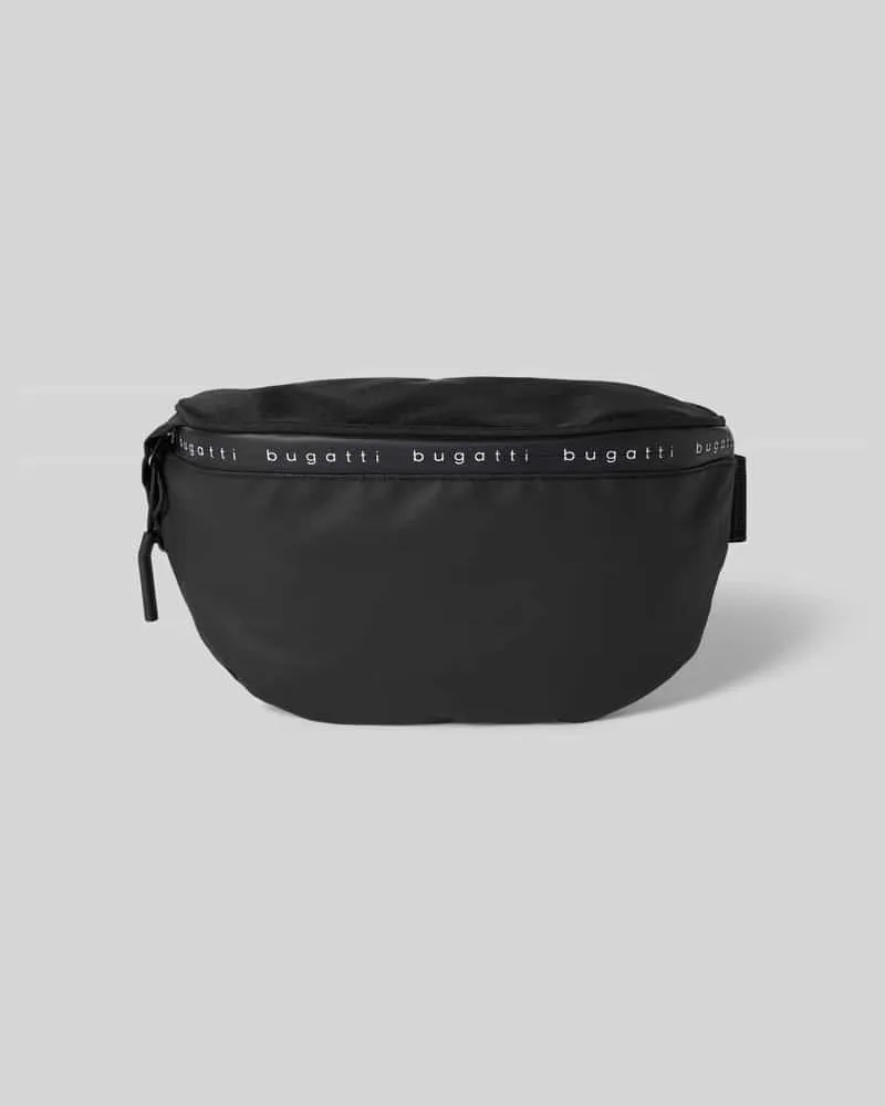 Bugatti Bauchtasche mit Label-Detail Black