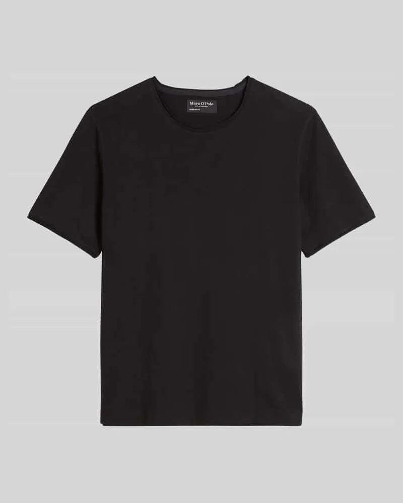Marc O'Polo Regular Fit T-Shirt aus reiner Baumwolle Black
